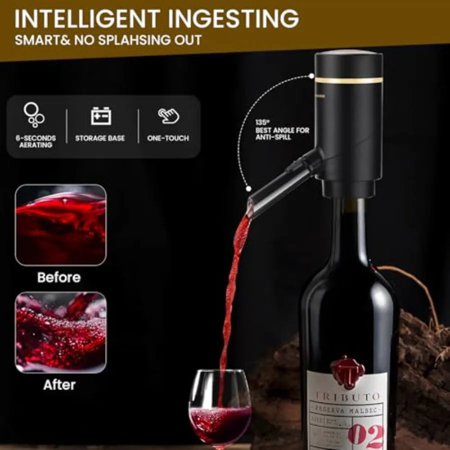 Electric Wine Pourer - Automatic Wine Dispenser for Effortless Pouring