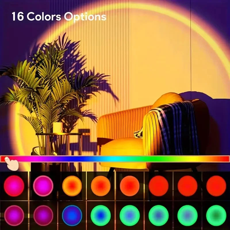Sunset Glow Projection Lamp